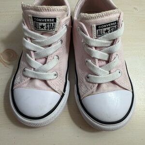 Converse All Star Toddler Pink Canvas Low Top Sneakers
